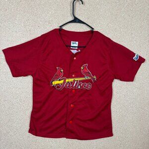 Strike Zone Jalisco Cardinals A. Ramirez #65 Baseball Jersey Men’s L Red Button